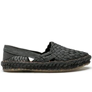 Mohinders NWOT Huarache Hand Made In India Black Woven Leather Women’s 8 Artisan